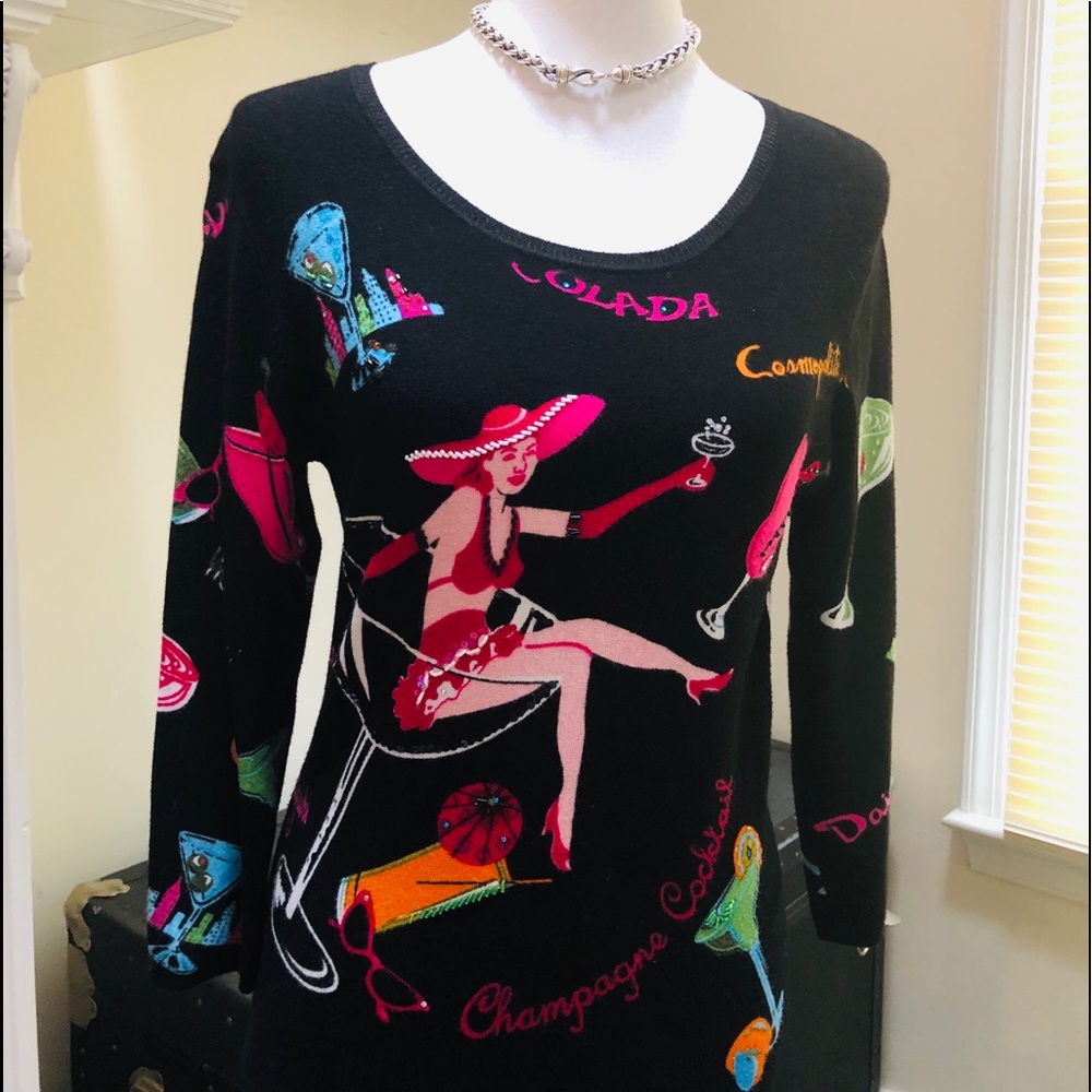 Cosmopolitan Sweater 🥳 
Life is a party…Celebrate!!!